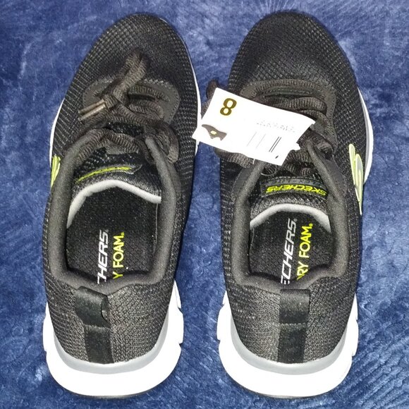 Men\'s Black Flex Lite Memory Foam Athletic Shoes Size 8. NWOB. Retail $85.00. main image 9